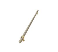 Keypak 10 Pack Knurled T Bar Pull Handles 320mm Hole Centre Antique Brass - For Modern Kitchen Cabinet Drawers