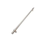 Keypak 10 Pack Knurled T Bar Pull Handles 320mm Hole Centre Satin Nickel - For Kitchen Cabinets And Drawers Modern Style