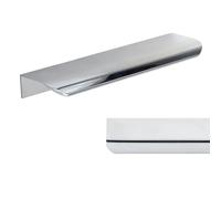 keypak 10 Pack Lip Pull Metal Handles 150mm Chrome - Contemporary Cabinet & Drawer Pull Handles for Kitchen Cabinets, Wardrobes, Cupboards, Furniture & DIY Renovations