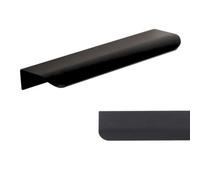 Keypak 10 Pack Lip Pull Metal Handles 150mm Matte Black - Contemporary Cabinet & Drawer Pull Handles For Diy Renovations