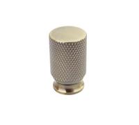 Keypak 10 Pack Small Antique Brass Knurled Cabinet Knobs - Modern Drawer Pull Handles For Kitchen Cabinets & Cupboards