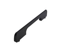keypak 10 Pack Smooth Slim Cabinet Handles 128mm Matte Black - Contemporary Drawer & Cupboard Pulls for Kitchen Cabinets