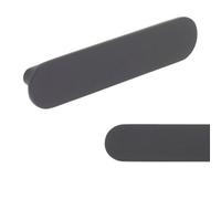 Keypak 10 Pack Wooden Bar Handles 64mm Screw Hole Distance, Matte Black - Contemporary Black Cabinet & Drawer Pull