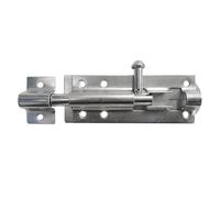 Keypak 100mm Tower Bolt in Bright Zinc Plated Finish, Durable & Strong Construction Perfect for Securing Gates, Doors & Garden Sheds, Easy Installation