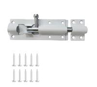 Keypak 100mm Tower Bolt White Modern Security Lock