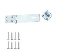 Keypak 115mm Security Hasp and Staple Lock Set, Door or Gate Hardware