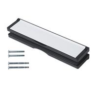 Keypak 12 Inch (30.6Cm) Door Letterbox - Fits 40-80mm Doors, Telescopic Sleeved Letter Box, Black/white