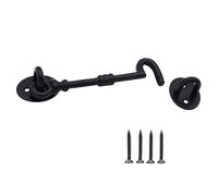 Keypak 150mm Decorative Cabin Hook Security Latch in Antique Black Finish