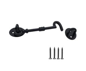Keypak 150mm Decorative Cabin Hook Security Latch in Antique Black Finish