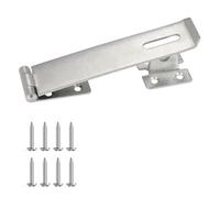 Keypak 150mm Security Hasp and Staple Lock Set, Door or Gate Hardware