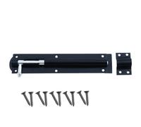 Keypak 150mm Straight Tower Bolt Security Sliding Lock, Door Gate Hardware