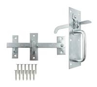 Keypak 170mm (6.7 Inch) Suffolk Gate Latch Zinc Plated Metal Garden Lock