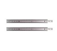 Keypak 2 Pack Zinc Plated Ball Bearing Kitchen Drawer Runners 35cm
