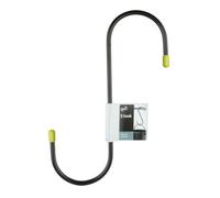 Keypak 20Cm Steel S' Suspension Hook, 20Kg Load Capacity, Black, Rust Resistant, Hook-Mounted For Garage, Shed, Gym (1Pk).