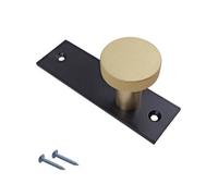 Keypak 5 Pack Door Handle Hook Black Aluminium - Space Saving Door Hanger For Keys, Bags, Accessories