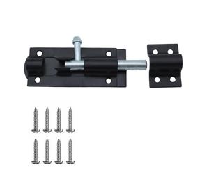 Keypak 75mm Straight Tower Bolt Security Sliding Lock, Door Gate Hardware