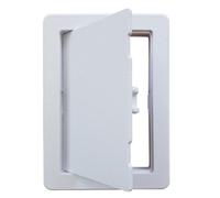 Keypak Access Panel - White Plastic 150 X 225 mm, Inspection Door Service Revision Hatch High-Quality Plastic