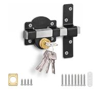 Keypak Both Sides Gate Lock 70mm Long Throw with 5 Keys