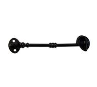 Keypak Cabin Black Hook Eye 6Inch 150mm Latch Door Lock, Gate & Shed 1Pcs