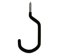 Keypak Ceiling Hook, Black Coated Steel, Heavy-Duty, 140 X 60mm, 45Kg Vertical Or 10Kg Horizontal Capacity, Rust Resistant (1Pk)