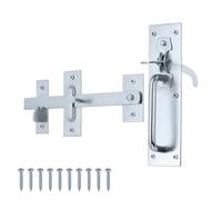 Keypak Classic Suffolk Gate Latch (Thumb Lever) Double Sided Access Barn & Shed Door Shut, Heavy-Duty Zinc