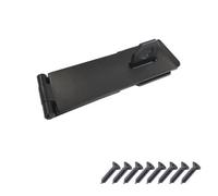 Keypak Heavy Duty Black Safety Hasp & Staple (115mm 4.5 Inch) Gate Clasp Security Lock, Shed Door, Cabinet Door Latch