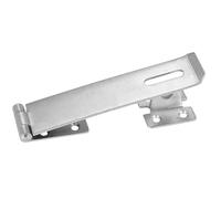 Keypak Heavy Duty Security Hasp and Staple Lock Set, Door Gate Hardware with Installation Kit (Zinc, (L)150mm)
