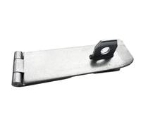 Keypak Heavy Duty Security Hasp and Staple Lock Set, Door Gate Hardware with Installation Kit (Zinc, (L)115mm)