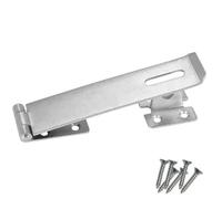 Keypak Heavy Duty Zinc Safety Hasp & Staple (150mm 6 Inch) Gate Clasp Security Lock, Shed Door, Cabinet Door Latch