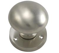 Keypak Internal Mortice Passage Kitchen Door Knobs: 55mm 2 Inch Satin Chrome Spindle For Storeroom, Bedroom,closet, Living Room