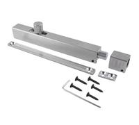 Keypak Modern Door Lock Bolt 125mm Satin Nickel - Heavy Duty Slide Barrel Latch For Bathroom, Shed, Gate & Internal Doors