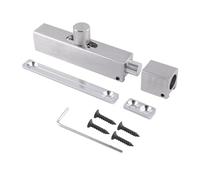 Keypak Modern Thin Door Bolt 75mm Satin Nickel, Indoor Security Lock