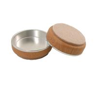 Keypak Satin Chrome Castor Cups with Felt Base 4 Pack - 100mm - Felt Wooden Floor Protectors for Bed, Sofa, Chair