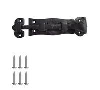 Keypak Tower Bolt, 125mm, Antique Black Traditional Security Lock Black Decorative Tower Bolt