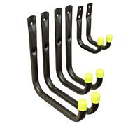 keypak Universal Heavy Duty Garage & Outdoor Storage Hooks Set (6 Pack)