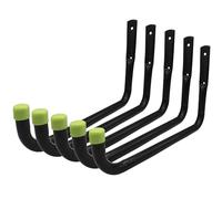 keypak Universal Heavy Duty Garage Storage Hooks Set, 30kg Load Capacity per Hook (Large - 5Pack)