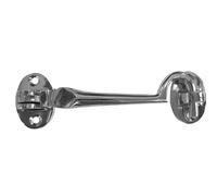 Keypak Wire Cabin Hook Traditional Style Door Gate Security Hardware Wooden Gates Latch Door Lock Hook Lock, (Polished Chrome, (L)75mm)