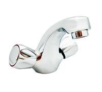 KeyPlumb Contract Monobloc Basin Mixer Tap With Pop-Up Waste Chrome Wras