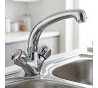 KeyPlumb Contract Monobloc Kitchen Sink Mixer Tap Swivel Chrome Wras