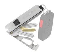 Keyport Essential Plus Kit: Pivot 2.0 Key Organizer with Flashlight, Silver