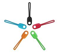 Keyport ParaPull 5-Pack (Colored) Premium Nylon Paracord Zipper Pulls | Heavy Duty Zipper Pull Replacement for Backpacks, Bags, Boots, Jackets, Purses & More | Universal Zipper Extender | EDC Lanyard