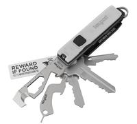 Keyport Pivot 2.0 Essential Plus Kit - Modular Key Organizer with Mini Flashlight & Multi-Tool | Compact EDC Key Holder | Sleek Keychain Alternative with KeyportID Lost & Found (Black)