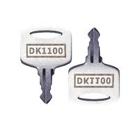 KeyPower Paper-Towel Dispensers, 2 x 200260 Toilet Paper Holder, Brass Nickel Finish, Modern Style, Includes 2 Dispensers
