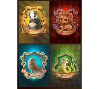 KEYRANKE 4 Pack Diamond Painting Diamond Art for Adult,Diamond Art Kits Crystal Craft Kits Boy Girl UK DIY Full Drill Picture for Christ-mas Gift (12x16inch)