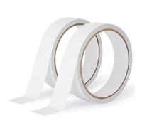 KEYRI 2 Rolls Edge Banding, 18mm X 10m White Self-Adhesive Edging Strip Multipurpose Veneer Tape for Furniture Restoration Wall Corner Kitchen Cabinet Repair Wooden Panels DIY Application (2)