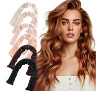 KEYRI 6 PCS Heatless Curlers Hair Rollers Lightweight Damage-Free Hair Rollers for Versatile Styling Heatless Curling Set Overnight Heatless Hair Curlers for Women and Girls (Six Colors, Short Hair)