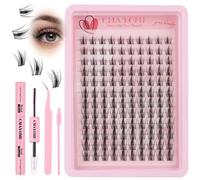KEYRI Cluster Lashes, 120 Pieces, Individual Eyelashes Kit 30-100D 8-16mm