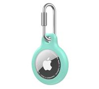 Keyring for AirTag 2nd Gen (2026) & 1st Gen, Shockproof Holder Anti-Scratch Protective Silicone Cover for Apple Air Tags, Men's Women's Keyrings & Keychains for Keys, Luggage, Bags Mint