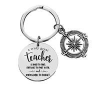 Keyring For Men Key-Ring Teacher Appreciation Gifts Keychain Appreciation Gifts For Women Teacher Teaching Loving Teachers From Students Thank You Car Keychain (C, B)