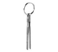 Keyring Tweezers - Miniature & Pocket Sized Tweezer Tool, High Strength Titanium Pluckers | Keychain Accessory